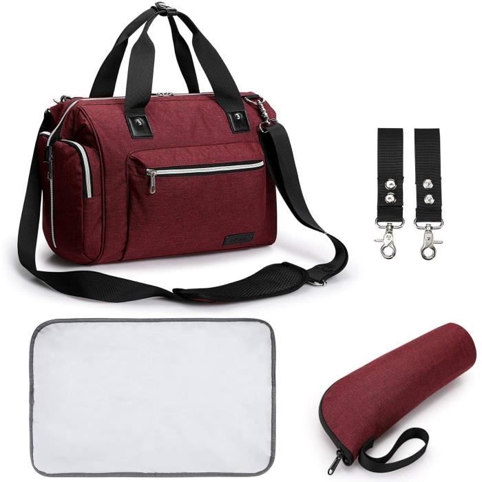 Langer Bébé Sac A Langer Noir Et Rouge Babymoov Sac À Langer Baby