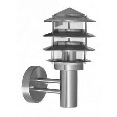 APPLIQUE MONTANTE LAMPE INOX MURALE DESIGN ACIER INOXYDABLE JARDIN EXTERIEUR