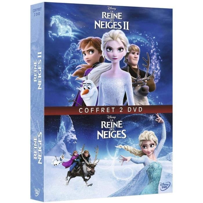 Reine Des Neiges 1 Et 2 Dvd En Dvd Dessin Anime Pas Cher Cdiscount