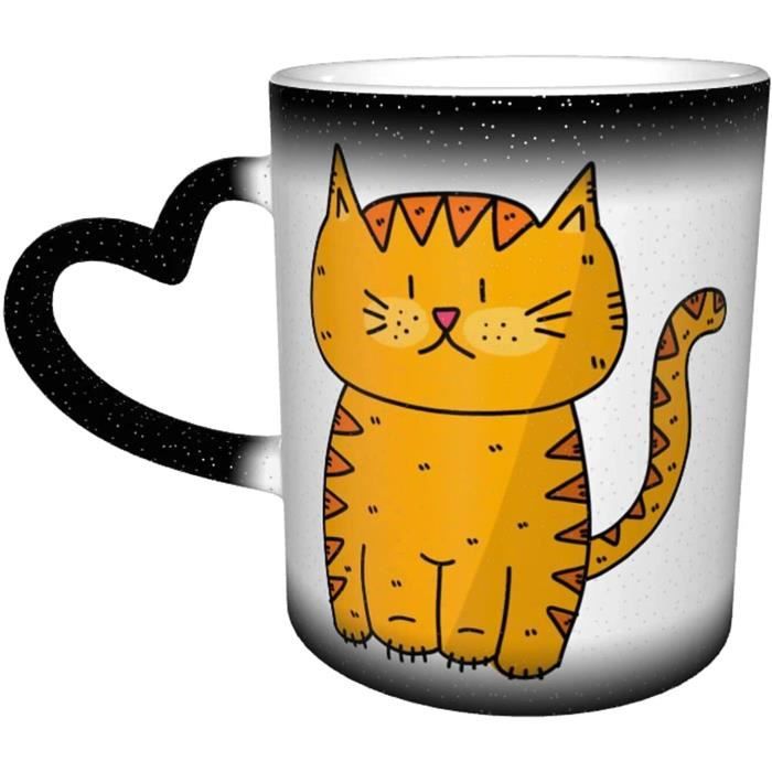 Chat Chaton Animal Ciel Etoile Tasse A Changement De Couleur En Ceramique Sensible A La Chaleur Magique 330 Ml 8199 Cdiscount Puericulture Eveil Bebe