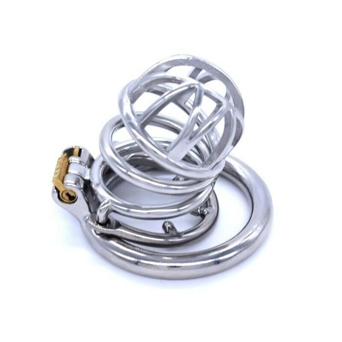 Cage De Chasteté Réglable Avec Anneau Et Verrou - Dispositif SM Bondage - Neuf Générique