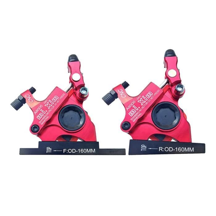 Topuality Ensemble d'étriers de Freins à Disque hydrauliques pour vélo