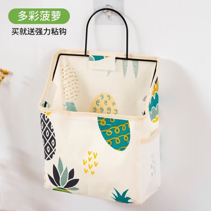 Dedang Sac à Linge Suspendu Gris, Sac De Rangement Panier à Linge