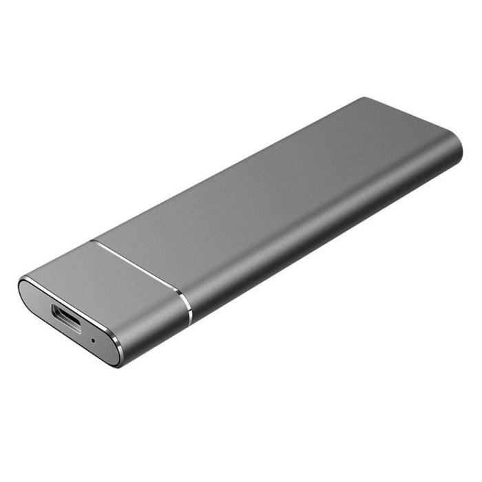 2 To, Bleu Genera disque dur externe portable ultra fin SSD externe ultra-rapide et grande capacité Disque SSD mobile pour ordinateur portable de bureau 