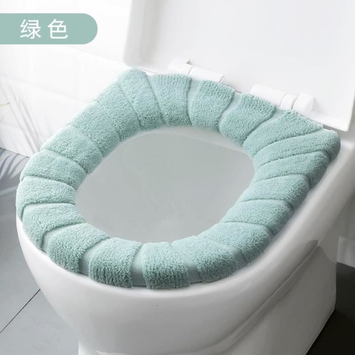 Protège-siège De Toilette - Coussinets De Siège De Toilette Doux, épais, Chauds, Extensibles Et Lavables Lot De 2 90737184