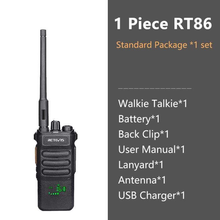 Talkies Walkies,10w Talkie Walkie Longue Portée Radio Portable UHF Walkie  Talkie Professionnel Toki Walkie Chasse - 1PC[F889524]