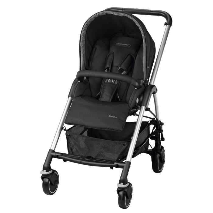 BEBE CONFORT Poussette Citadine Streety 3 Black Raven Cdiscount Puericulture Eveil bebe