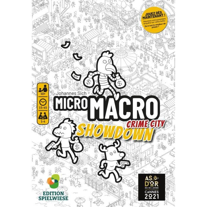 micro macro crime city 4 - showdown - jeu de société - blackrock