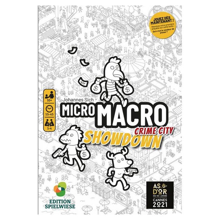 Micro Macro Crime City 4 Showdown Jeu de société BLACKROCK