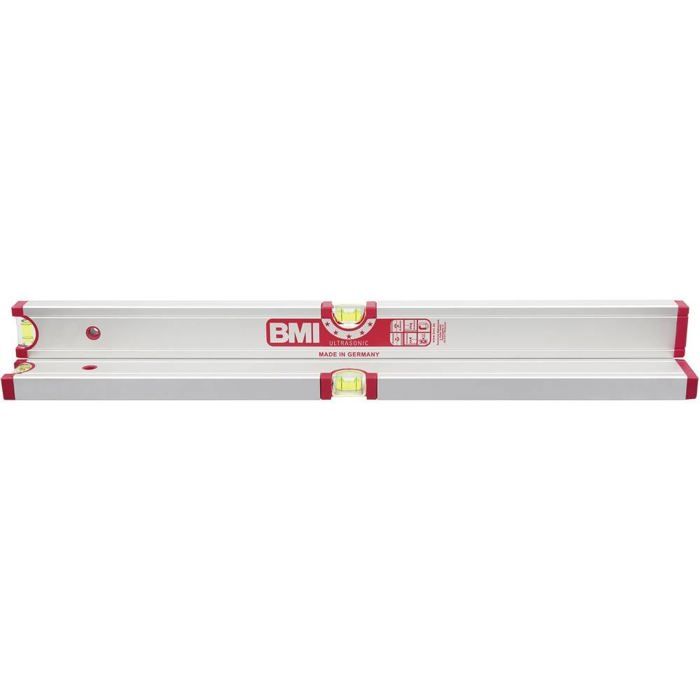 BMI 670010003 Niveau à Bulle De Poche En Plastique - Fioles Plexiglass Vertical Horizontal