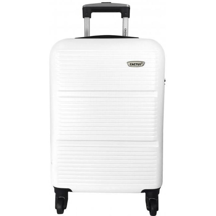 valise cabine rigide cactus 54,8 cm blanc - ca1035a1p-blanc