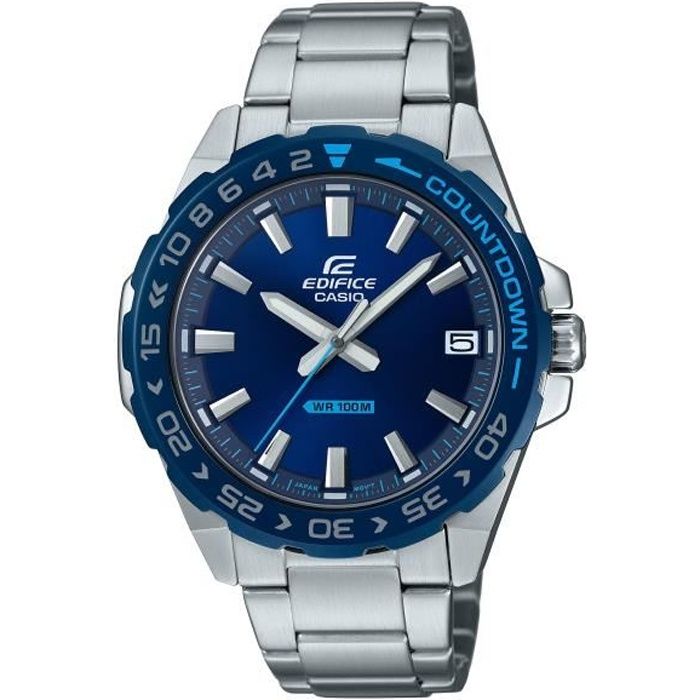Montre CASIO Edifice EFV-120DB-2AVUEF - Date - Lunette compte à rebours - Gris