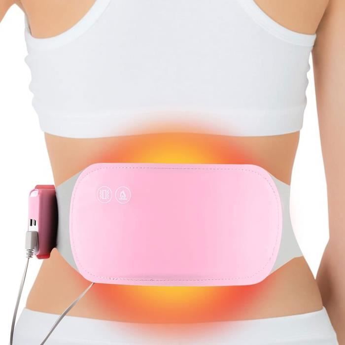 Ceinture Chauffante Menstruelle Numérique - Coussin Avec Affichage Et Massage - 3 Têtes
