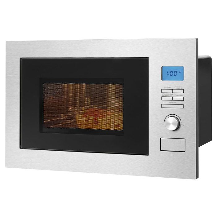 Micro ondes encastrable avec grill Inox Bomann MWG3001HEB