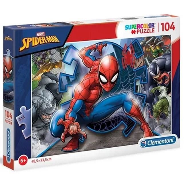 Puzzle Spider-Man - CLEMENTONI - 104 pièces - Cdiscount Jeux - Jouets