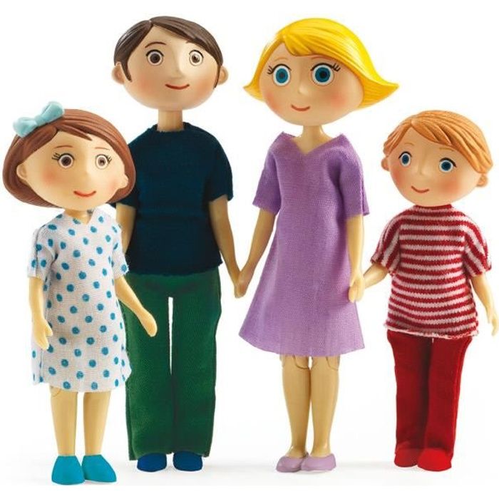 Famille Pour Maisons De Poupees Gaspard Et Romy Achat Vente Maison Poupee Cdiscount
