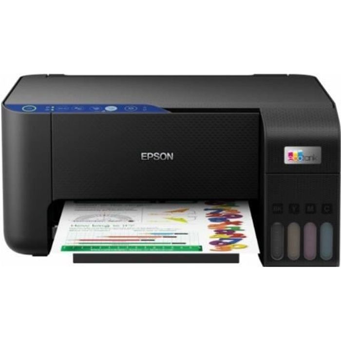 Imprimante Multifonction – Epson – Ecotank ET-2811 – Jet dencre – Sans fil – Noir