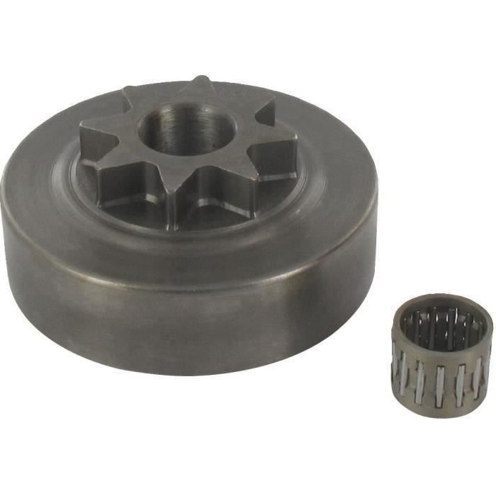 Pignon étoile 3/8 - 8 dents adaptable pour tronçonneuse DOLMAR modèles CA, CA-114, 122, 122SL, 122SI