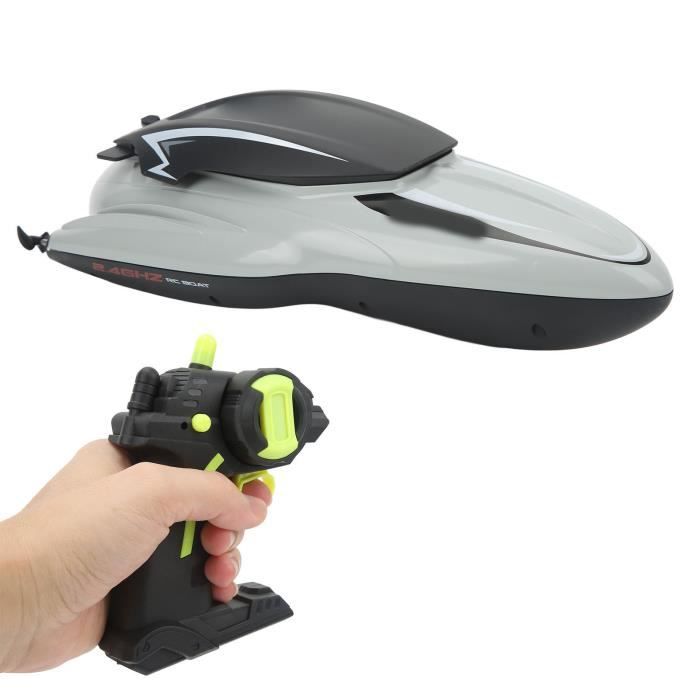 Sonew Bateau télécommandé ABS 2.4G télécommande 4 canaux Mini RC bateau