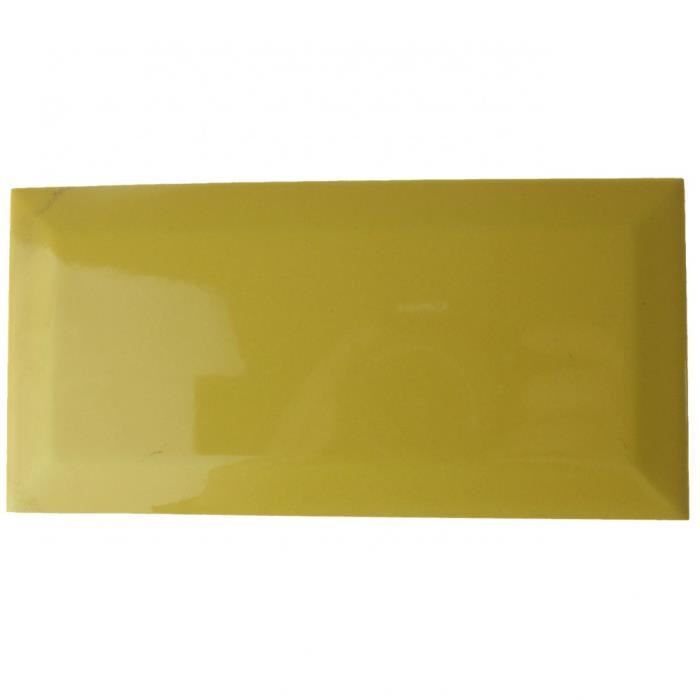 Frise Listel Topazita Metro Jaune 15 X 7 4 Cm Achat Vente