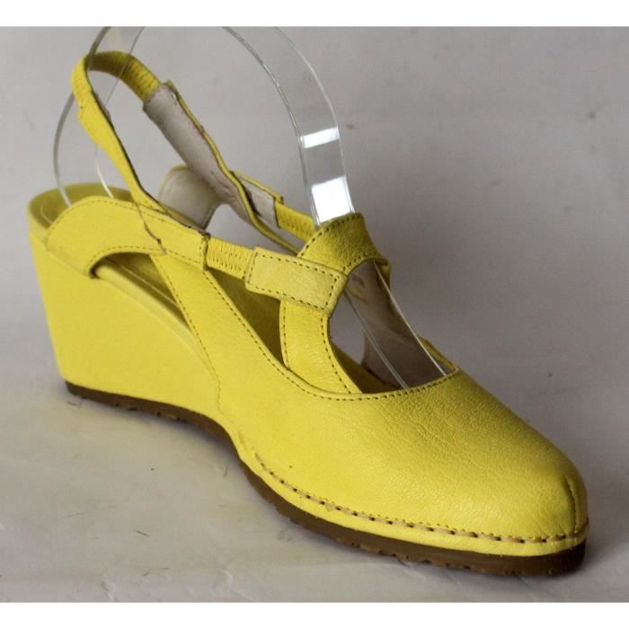 Sandales en cuir verni gris neuves Jmg Houcke modèle Diplomate taille