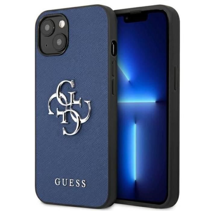 Guess Saffiano 4G Big Logo Coque pour iPhone 13 mini 3666339024116 - vue 4