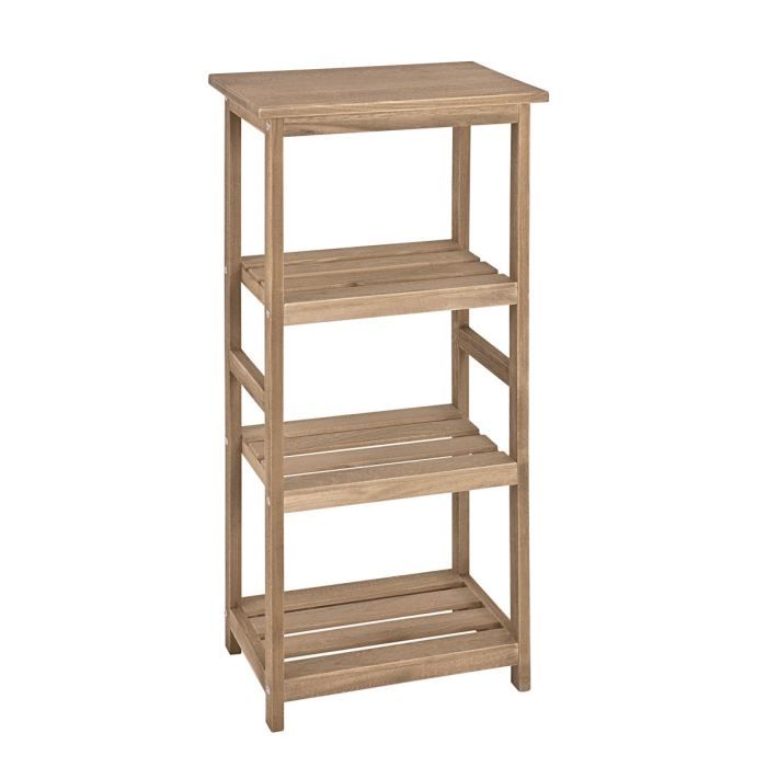 Tanja Etagere En Chene Claire Largeur 38 Cm Achat Vente Meuble