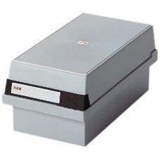 HAN 966-11 Boîte a fiches pour env. 800 fiches A6 orientation paysage 177 x 140 x 250 mm Gris clair Import Allemagne