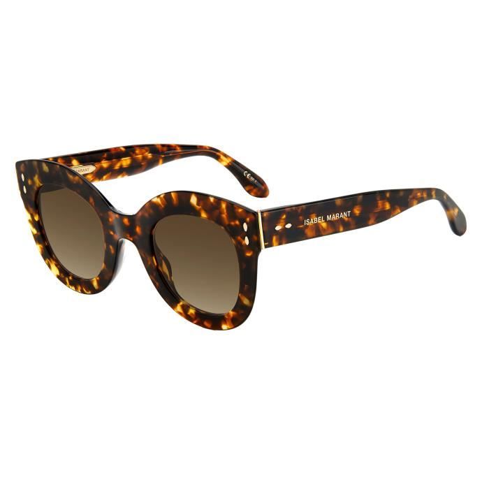Lunettes De Soleil Rag & Bone RNB1028/S Havana - Taille 49/19/145, Femme, Neuves Avec étiquettes