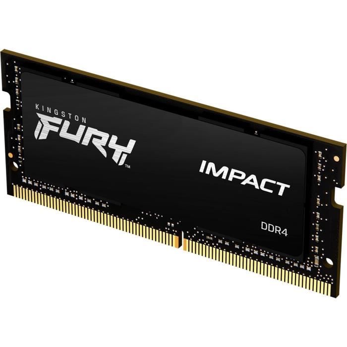 Kingston FURY Impact SO DIMM 16 Go DDR4 2666 MHz CL15
