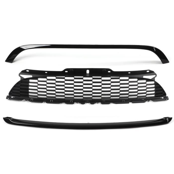 KIMISS Garniture Pare-chocs Avant Noir - 51117337791 - Pour Mini Cooper F55 F56 F57 - Look Sportif & Aéro