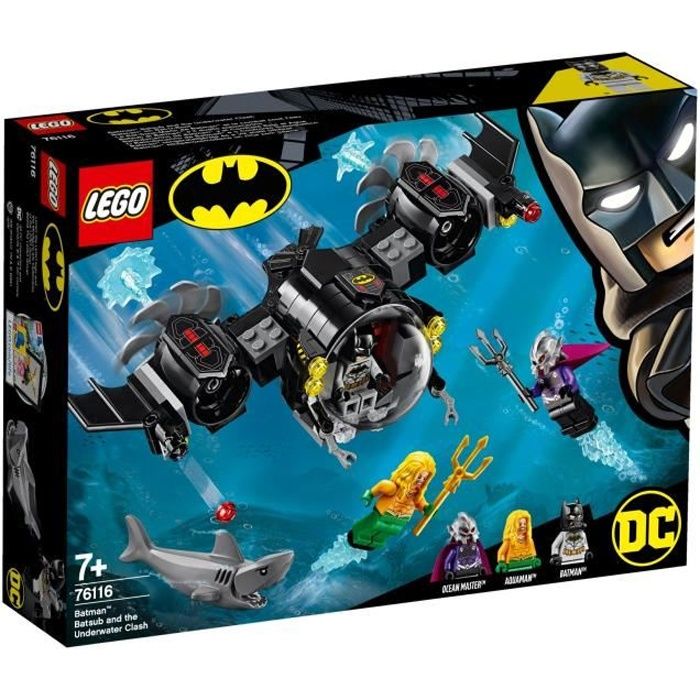 Lego 76116 Le Bat-Sous-Marin de Batman et Le Combat Sous LEau - Jeu de construction