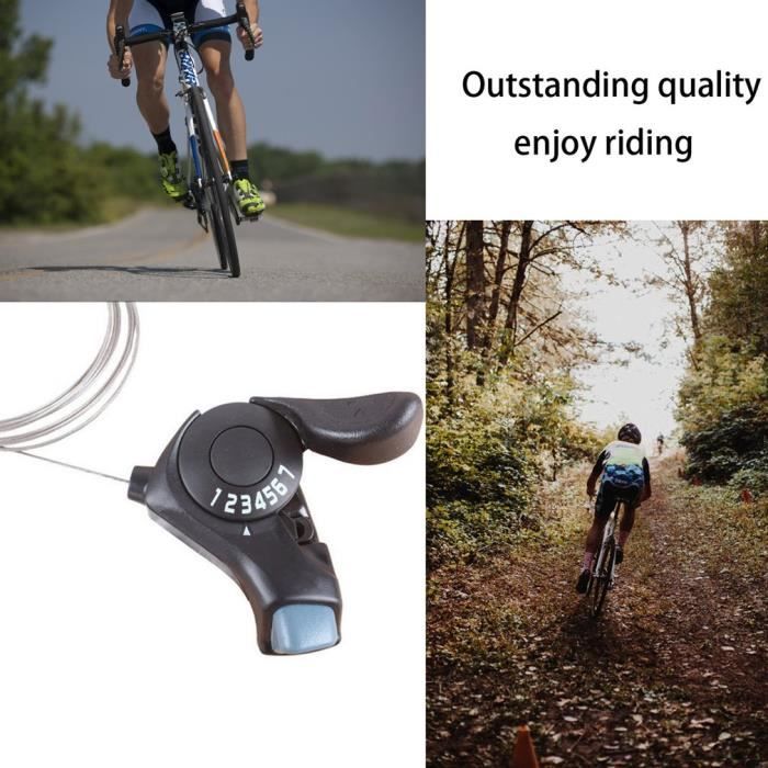 Jeu De Dérailleurs De Vélo Sans Indexation - Leviers De Vitesse à Pouce - Universel - En Plastique Et Acier
