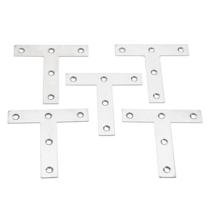 Generic Armure de Châssis RC en Acier Inoxydable de Haute qualité et Plaque de Protection pour Véhicule RC -4 82056 – 4, Ensemble de 5 Pièces