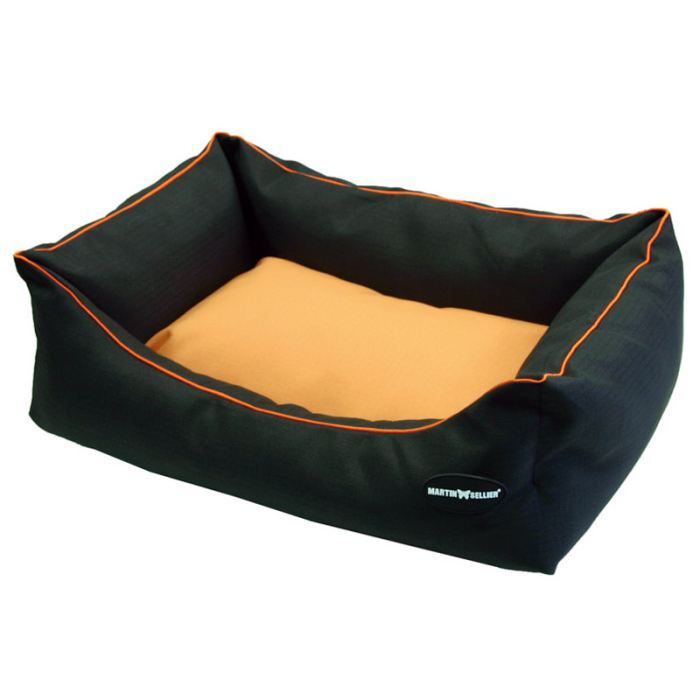 Corbeille pour chien - noire & orange - Waterpr…