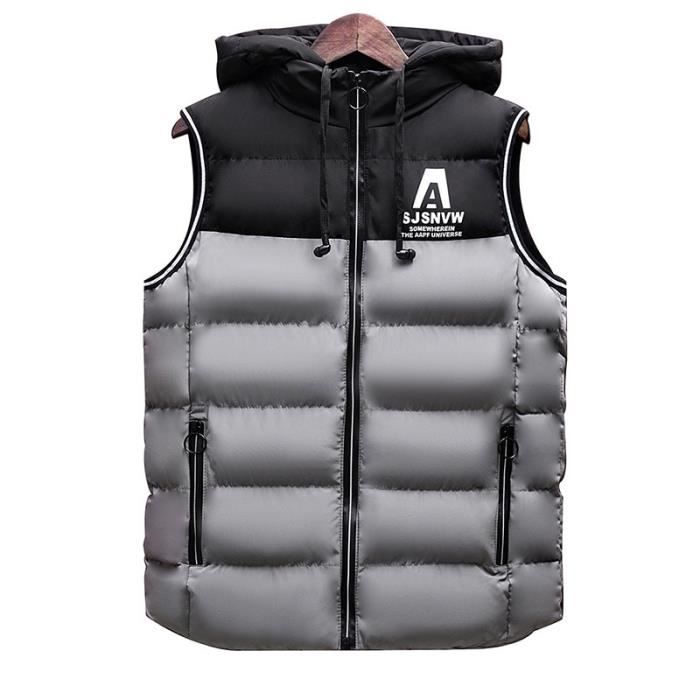 Doudoune gilet homme Marque S Gris Cdiscount Pr t Porter