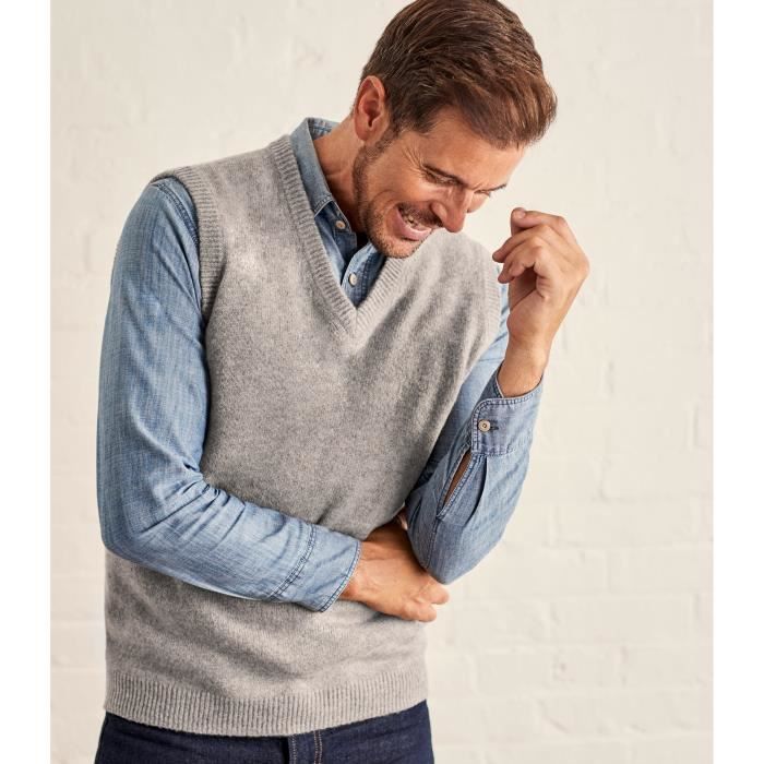 Pull sans deals manche homme lacoste