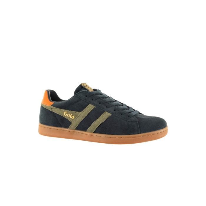 Gola Baskets basses GOLA Equipe II - Homme - Bleu - Lacets - Textile - Plat
