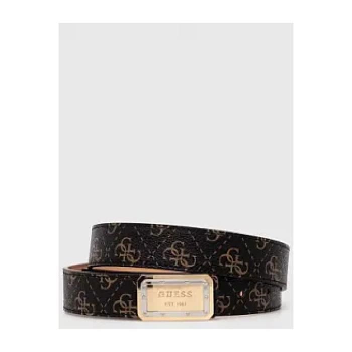 Ceinture Femme GUESS Simili Cuir Marron - Logo BW9306P5430 ESP - Unisexe