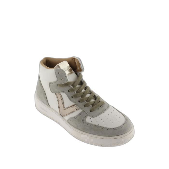Baskets Montantes Lanvin Homme – Cuir Métallisé Argenté – Pointure US 9 – Occasion Excellent état