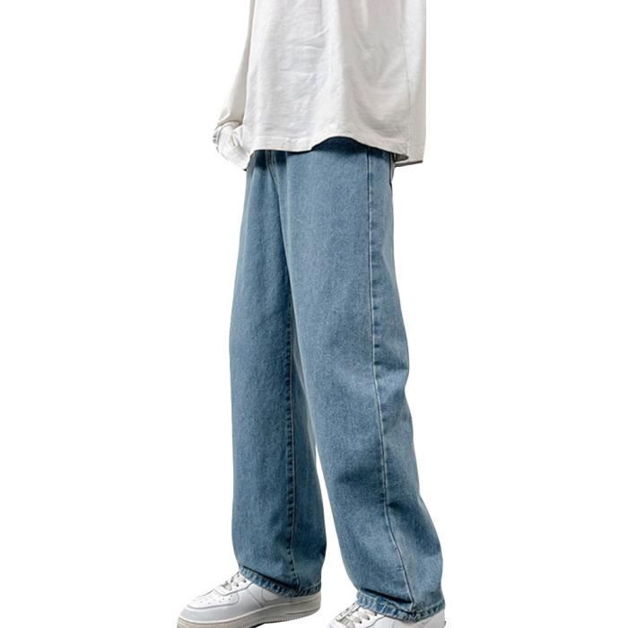Jeans homme best sale large en bas