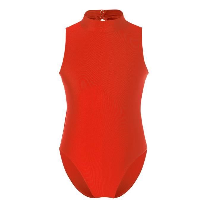 Justaucorps Gymnastique Sans Manches Pour Fille 3-12 Ans - Multicolore Pailleté - Danse, Yoga, Compétition Tenue Danse Enfant