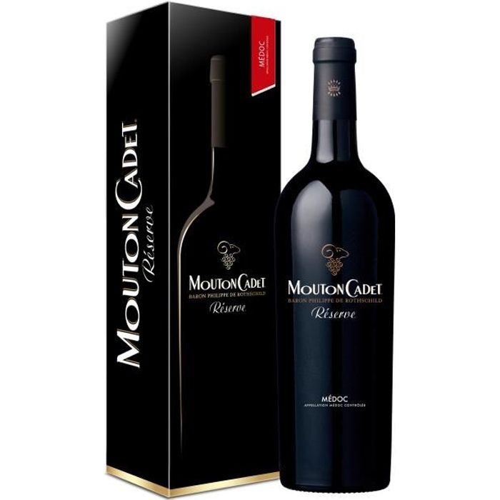 Médoc Réserve Mouton Cadet, 75cl La cave Cdiscount