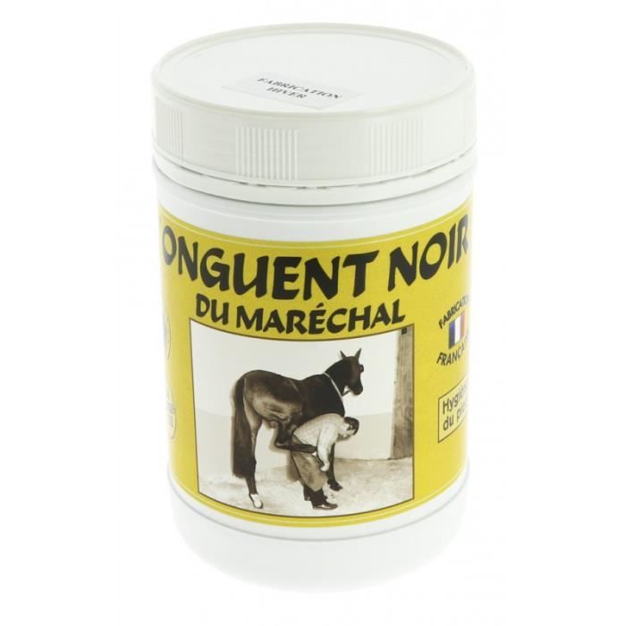 Soin sabots pour cheval La Gamme du Maréchal Onguent noir - Pot 1 l