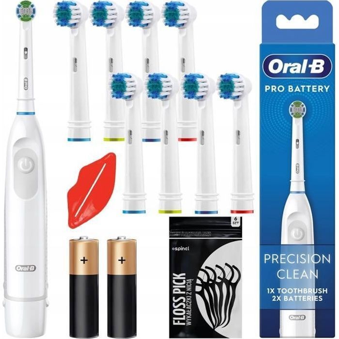 Oral-B DB5 White Brosse à dents électrique + 8 embouts de remplacement