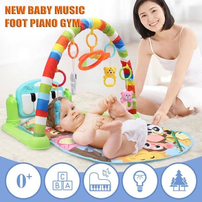 Tapis De Jeu Pour Bebe Gym Couverture Piano Pedale Fitness Frame Jouet Avec De La Musique Cdiscount Jeux Jouets