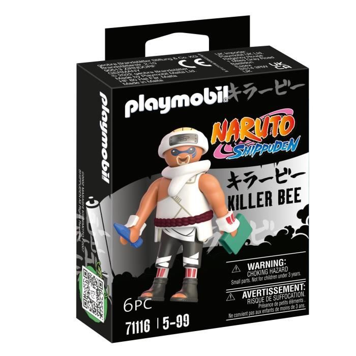 playmobil - naruto shippuden - killer b - figurine avec accessoires - jouet pour enfant à partir de 5 ans