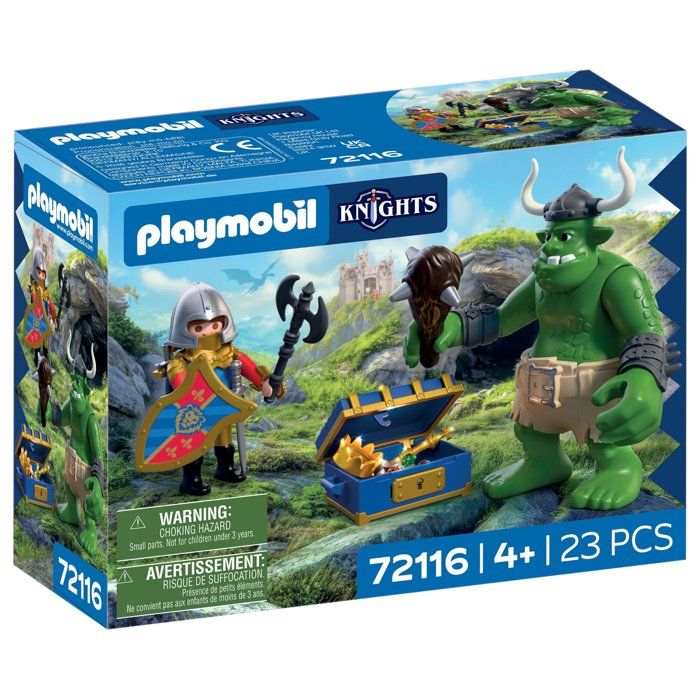 Playmobil Knights 72116 Troll et trésor chevaliers du Lion - vue 2