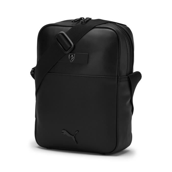 Sacoche Homme Puma Ferrari Logo M tal noir Cdiscount Bagagerie