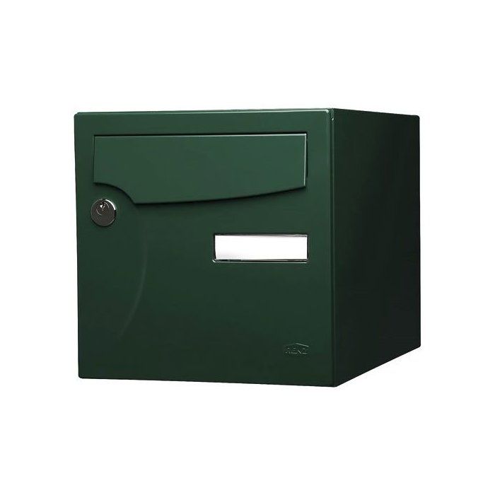 Boîte aux lettres - RENZ - Normalisée - 1 porte - Extérieur - Vert